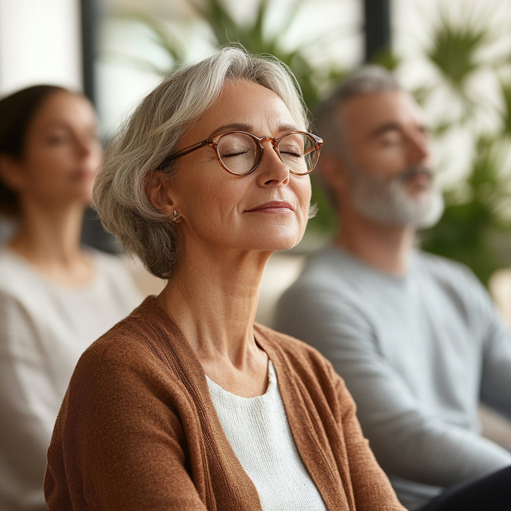 Йога для старших людей